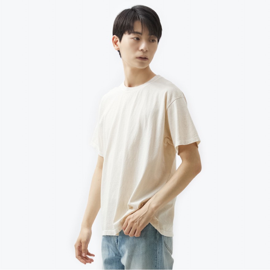 굿온 5.5oz 반팔 티셔츠 - 피그먼트 네츄럴