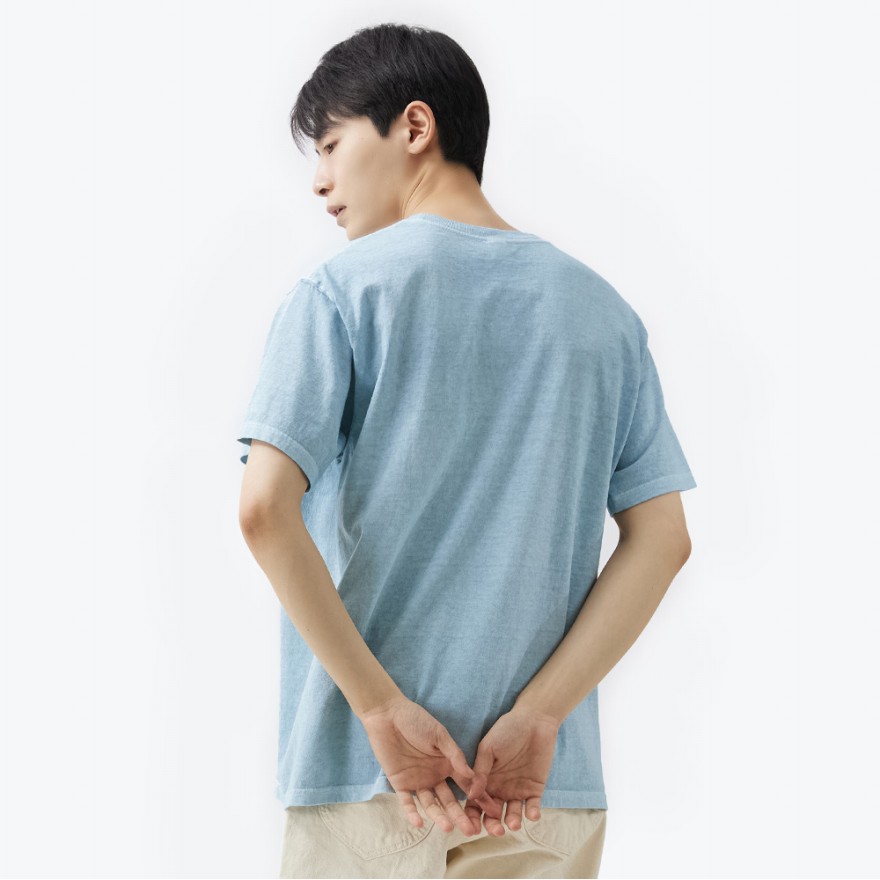 굿온 5.5oz 반팔 티셔츠 - 피그먼트 소다