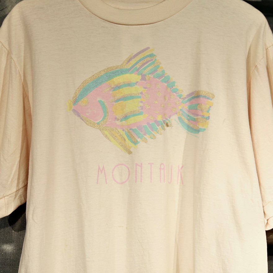 빈티지,[빈티지] 핑크 피쉬 티셔츠 (105)