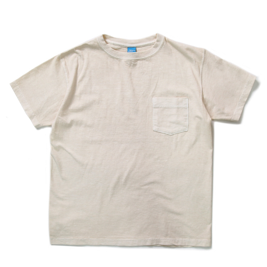 굿온 5.5oz 포켓 반팔 티셔츠 - 피그먼트 네츄럴